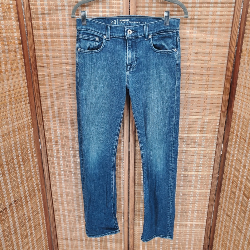 ◇ Quiksilver Slim Straight Fit Jeans Size 28